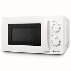 Grunkel - MW-20BB - Microondas blanco de 20 litros de capacidad y 5 niveles de potencia. Función descongelación y temporizador hasta 35 minutos - 600W precio