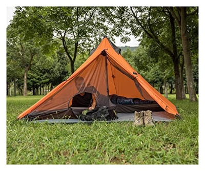 Carpa Camping Cabina de Ducha Camping Tienda De Postes De Trekking, Tienda De Campaña Ultraligera For 1 Persona Y 3 Estaciones, Tienda Piramidal Liger