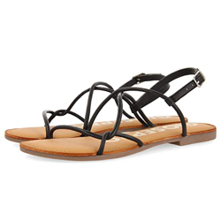 Gioseppo GUIRA, Sandalias Planas Mujer, Negro, 39 EU en oferta