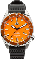 Cressi Sea Lion Watch 300 m Reloj Profesional para Buceo, Adultos Unisex, Plata/Naranja, Talla única características