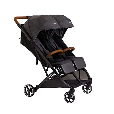 X-lander X-Double Twin silla de paseo gemelar El cochecito doble más ligero y pequeño del mercado: solo pesa 11,9 kg