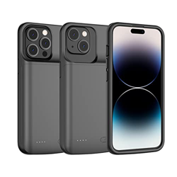JCK Funda de bateria para iPhone 14 Max/14 Pro Max/13 Pro Max/12 Pro MAX, 6.7”, Estuche de Carga portátil Delgado Mejorado de 7000 mAh Estuche de bate precio