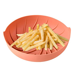 FokCalgary Olla de Silicona para freidora de Aire con Forma de Cuenco | Revestimientos de Silicona Reutilizables Insertos Cuencos para freidora de Air características