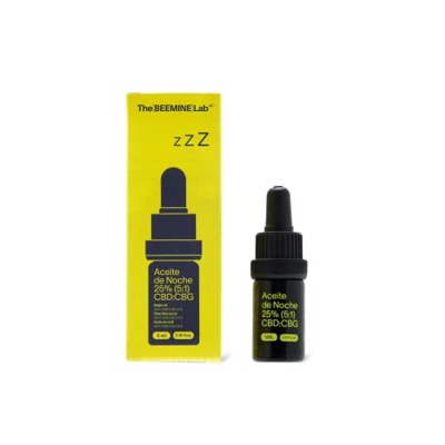Aceite de Noche 25% CBD y CBG, pasiflora, melisa, melatonina y ashwagandha I 5 ml