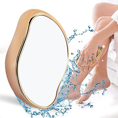 Tenatu Nano Crystal Depiladora, Hair Eraser de Reutilizable, Depilación sin Afeitar, Dolor y Cortes, Goma de Borrar para Hombres y Mujeres, con Efecto