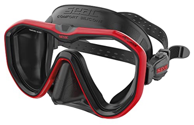 Seac Máscara de Buceo Appeal Fabricada en Italia con Hebilla 3D Directamente en la Cara