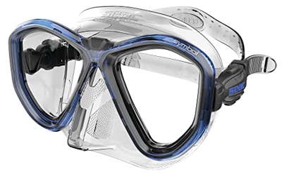 Seac Máscara de Buceo Symbol Fabricada en Italia con Lentes simétricas con Hebilla 3D Directamente en la Cara
