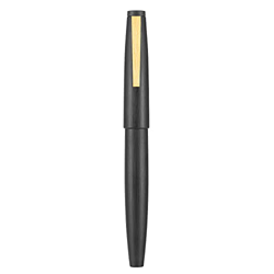 Jinhao 80 Pluma estilográfica de fibra negra, punta ultrafina con convertidor y bolsa pequeña para bolígrafo (clip dorado) en oferta