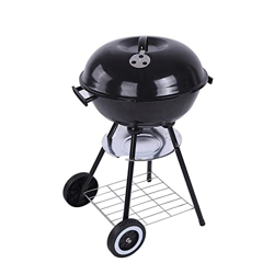 Saturey Barbacoa de pie Parrilla de Barbacoa Hogar Charcoal Grill Al Aire Libre Portátil Mini Barbacoa Rack Pequeña Parrilla Redonda con Parrilla Tapa características