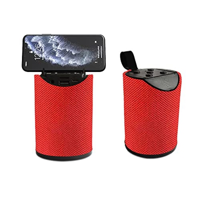 Altavoz Bluetooth portátil con Sonido HD y Graves, Mini Altavoz inalámbrico, Altavoz Bluetooth 5.0 para Actividades en Interiores y Exteriores -Rojo