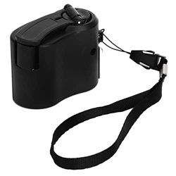 PENO Cargador de teléfono con manivela USB, Cargador USB portátil Ligero y portátil DC5.5V 600mA para Uso en campamentos al Aire Libre (Negro) en oferta
