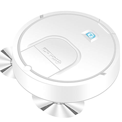 DALAS Aspirador Inteligente Multifuncional 1800Pa para Pisos, Robot de Barrido Inteligente Recargable AutomáTico 3 en 1 Aspirador de Barrido en Seco y