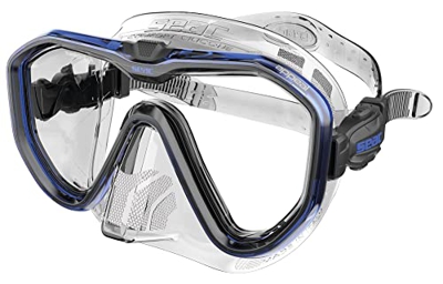 Seac Máscara de Buceo Appeal Fabricada en Italia con Hebilla 3D Directamente en la Cara