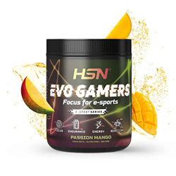 Nootrópico para Jugadores de Videojuegos Evogamers de HSN | Sabor Mango 250 g = 50 Tomas por Envase - ALTO aporte de Cafeína, Aminoácidos y Vitaminas  precio