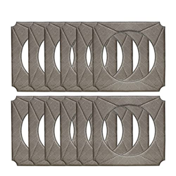 RODASON Trapeador de Microfibra Lavable y Reutilizable Compatible con Ecovacs Winbot W950 Smart Wiping Window Cleaner Robot (Color : As Shown) en oferta