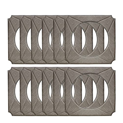 RODASON Trapeador de Microfibra Lavable y Reutilizable Compatible con Ecovacs Winbot W950 Smart Wiping Window Cleaner Robot (Color : As Shown)