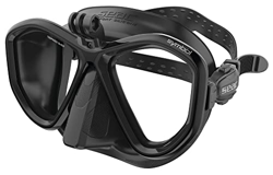 Seac Symbol Pro - Máscara de Buceo Fabricada en Italia con Lente simétrica con conexión Universal para cámara de acción precio