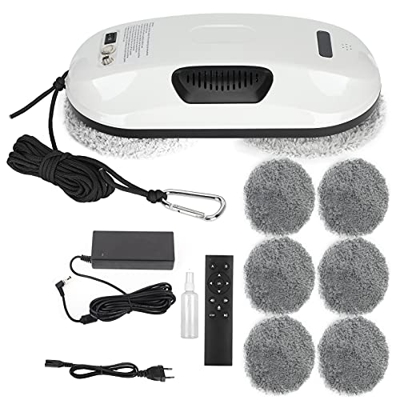 HEEPDD Aspiradora de Ventana Herramienta de Limpieza de Ventanas de Vidrio Robot de Limpieza de Ventanas para Aspiradoras RobóTicas de Interior y Exte