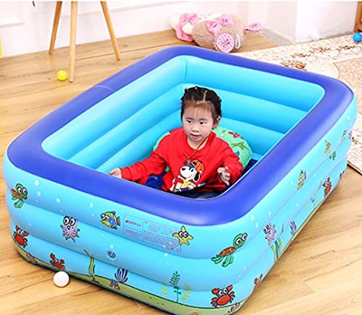 Engrosamiento De La Piscina Inflable para Niños 3,05 m Piscina de impresión de Tres Capas