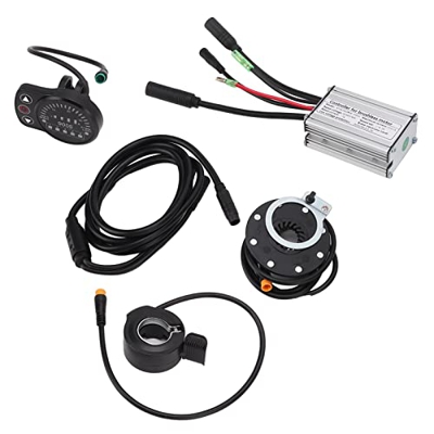 Kadimendium Kit de Modificación de Bicicleta Eléctrica, 7a Corriente Nominal Multifunción DC 36V / 48V Kit de Conversión Eléctrica Disipación de Calor