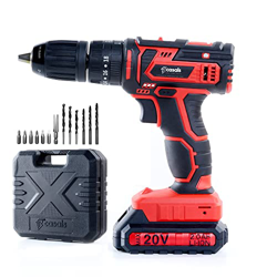 Casals CID2050BC - Taladro Percutor a Batería 20V con maletín y accesorios, batería 2.0Ah ion Litio, extraíble e intercambiable ONE POWER LITHIUM, 18+ precio