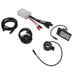 Emoshayoga Controlador de Velocidad de Bicicleta, Kit de Conversión de Bicicleta Eléctrica Totalmente Impermeable con Panel S866 Cable 1 a 2 para Moto precio