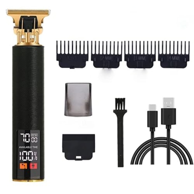 T9 Cortadora de pelo eléctrica T9 para hombres, maquinilla de afeitar profesional, barbero, peluquero, máquina para cortar el pelo, nuevo estilo (blac