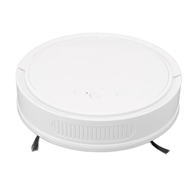 HEEPDD Robot Aspirador 2000Pa, Robot Aspirador InaláMbrico de SuccióN, Batería de 3000mAh, Carga USB, Delgado, Anticaída, 3 en 1 para el Hogar (Blanco