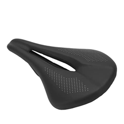 Cojín Suave para Sillín de Cuero, Cómodo Sillín Hueco de Fibra de Carbono Elástico para Tijas de Sillín de Doble Vía para Bicicleta MTB para Bicicleta características