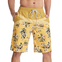 Bañador Natacion Hombre Rayas Flores Bañadores Hombre Secado Rapido Traje de Baño Hombre Bañador Surf Corto Deportivo Piscina Natación Playa Surfero H en oferta