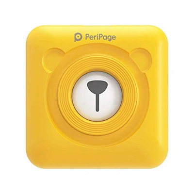 #r414E8 Impresora Bluetooth Portátil Térmica 58Mm Mini Wireless Pos Imagen Foto para Teléfono, Amarillo #8n3369, M