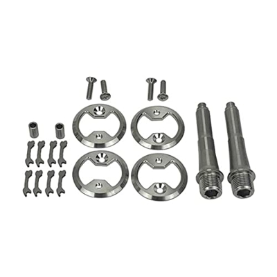 TPPIG Pedal de bicicleta de titanio reemplazar piezas tacos de placa para bicicleta de acción ligera Comp Zero Aero Nano