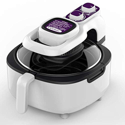 YHQKJ Freidora de Aire Caliente - Freidora, Asar a la Parrilla, Hornear, Asar, Calentamiento halógeno, 1100 W, 5L, Elemento infrarrojo, Programas manu precio