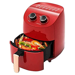 YHQKJ Freidora de Aire para Uso doméstico 3.5L Freidoras eléctricas Horno Sin Aceite Antiadherente para freír Asar a la Parrilla, con Temporizador y C características