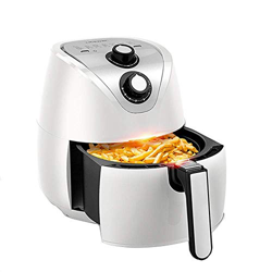 Horno de freidora de aire con ajustes preestablecidos de cocción programables para freír, asar, hornear y asar al aire, pantalla táctil, olla para fre en oferta