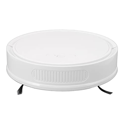 PENO Robot Aspirador, 2000Pa AplicacióN de SuccióN Control Remoto 3 en 1 Smart Home Sweeper Robot (Blanco)