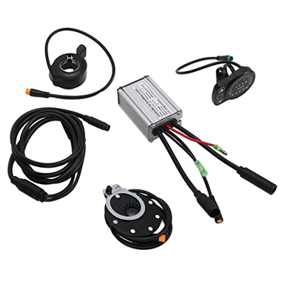 Raguso Kit de Modificación de Bicicleta Eléctrica, Disipación de Calor a Prueba de Agua Multifunción 7a Kit de Conversión Eléctrica de Corriente Nomin