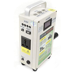 Generador de manivela con toma de corriente de 150 W, con manivela de 150 W, estación de alimentación portátil, 220 V, 12 V, para emergencias, viajes en oferta