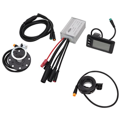 Raguso Kit de Conversión de Bicicleta Eléctrica, Controlador de Velocidad de Bicicleta, Carcasa Metálica Protectora de Disipación de Calor para Motor  en oferta