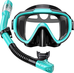 Máscara de Snorkel con el último Sistema Dry Top Breathing, Plegable, 180 Grados, Vista panorámica Completa precio