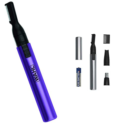 Wahl Micro Finish - Recortadora de precisión feminina & Wahl 5640-616 2 in 1 Micro Groomsman recortadora de batería