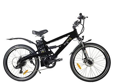 Bicicleta eléctrica de montaña Dardo. Batería Extraible. hasta 50 Km de autonomía. Velocidad: 25 Km/h. Luces integradas. Suspensión de Aluminio RST. A