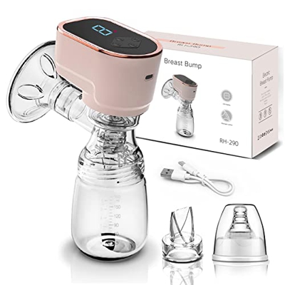Sacaleches Eléctricos, BelonLink Sin Dolor Extractor de Leche Electrico Portátil con 3 Modos y 9 Niveles de Succión Pantalla LCD, Sin BPA, Ultra Silen