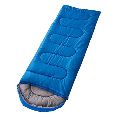 Amagogo Dormir de Viaje Ancho, Bolsa Acolchada con Cremallera, poliéster cálido y cómodo para, mochilero, Clima Fresco, Camping, Senderismo