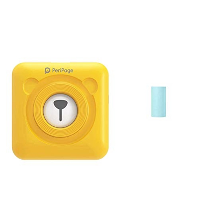 #T0llA0 Impresora Bluetooth Portátil Térmica 58Mm Mini Wireless Pos Imagen Foto para Teléfono, Amarillo #Vr39rn, M