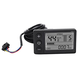 GANMEI Exhibición LCD de la bici eléctrica, S866 pantalla LCD Sm enchufe eléctrico bicicleta LCD panel IP65 impermeable LCD pantalla metro en oferta