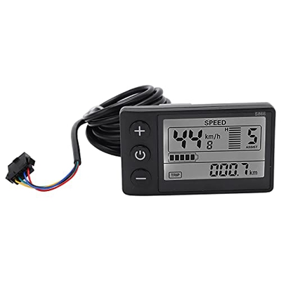 GANMEI Exhibición LCD de la bici eléctrica, S866 pantalla LCD Sm enchufe eléctrico bicicleta LCD panel IP65 impermeable LCD pantalla metro