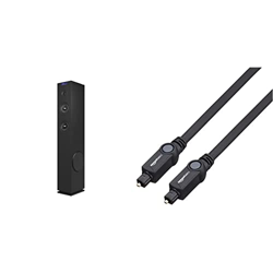 Energy Sistem Energy Tower 8 G2, Sistema De Sonido En Torre, Alámbrico, 2.1 120 W, Negro + Amazon Basics Cable óptico de Audio Digital Toslink (1 m) precio