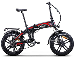 Bicicleta ELECTRICA Monster NASA Negro/Rojo precio