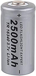 Alta Capacidad 3,7 V 2500Mah 16340 Cr123A Utilizado para Linterna Led Banco de energía micrófono cámara inalámbrica 8 Uds en oferta